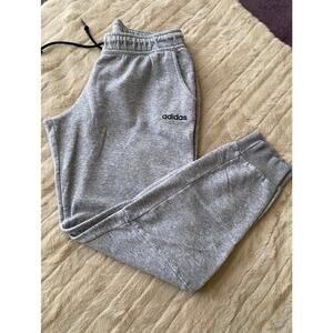 Adidas size medium gray grey sweatpants sweat pants lounge pants women's